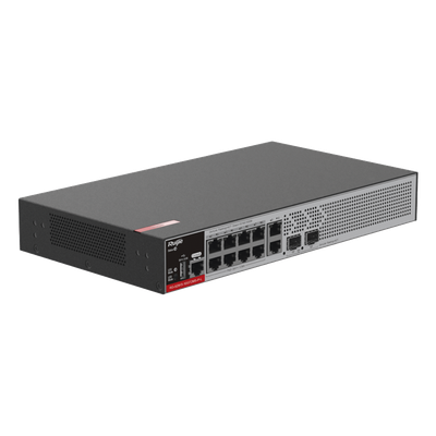 Switch PoE+ Empresarial 125 Watts, Administrable L2+, 8 Puertos PoE Gigabit , 2 Puertos Uplink Gigabit y 2 Puertos Uplink SFP 2.5G - Imagen 4
