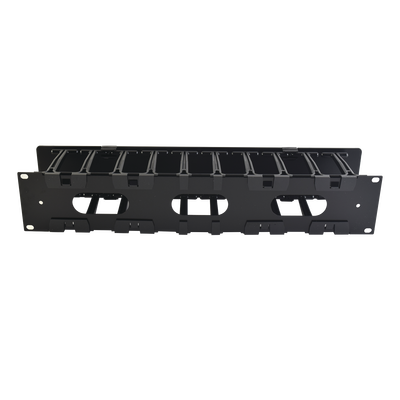 Organizador de Cable Horizontal RouteIT, Sencillo, Para Rack de 19in, 4in de profundidad, 2UR - Imagen 2
