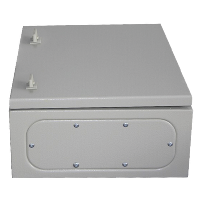 Gabinete de Acero IP66 Uso en Intemperie (500 x 700 x 250 mm) con Placa Trasera Interior Metálica y Compuerta Inferior Atornillable (Incluye Chapa y Llave T). - Imagen 4