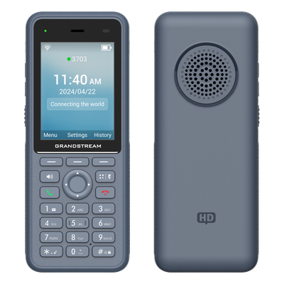 Teléfono IP Wi-Fi Inalámbrico WP836 / Wi-Fi 6 Doble Banda / IP69K Resistente a Exteriores / Batería 3000 mAh / 4 Conferencias / Bluetooth Integrado / USB Tipo C / Compatibilidad con Códec Opus HD - Imagen 3