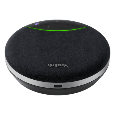 Yealink SP92, altavoz portátil con micrófono integrado, Bluetooth 5.3 con adaptador USB-C/A, alcance de captación de voz de 4 m, 20 horas de conversación, cancelación de ruido con IA. - Imagen 4