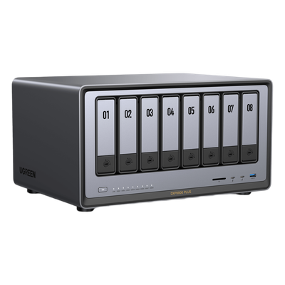 NAS UGREEN NASync DXP8800 Plus / Intel Core i5-1235U 10 Núcleos / 8 Bahías SATA + 2 M.2 NVMe / 2 Puertos 10GbE / Thunderbolt 4 / HDMI 8K / DDR5 Expandible 64GB / PCIe 4.0 x4 - Imagen 4