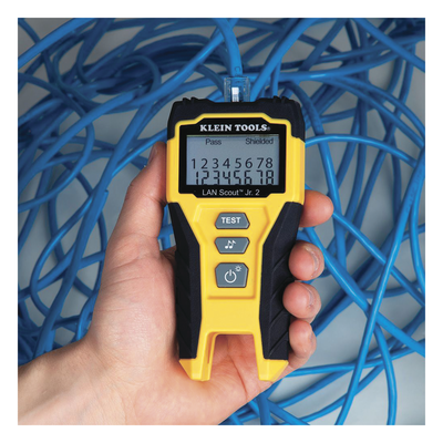 Tester de Cable LAN Scout™ Jr. 2/ Para: Prueba aprobada/ Error de Cableado/ Falla de Circuito Abierto o Cortocircuito/ Par Dividido/ Blindaje. - Imagen 8
