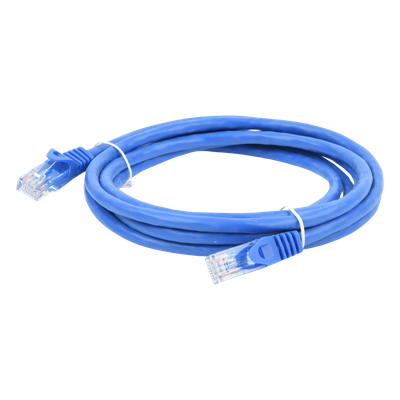 Cable de Parcheo UTP Cat6 - 2 Metros (6.56 Pies) - Azul - Imagen 3