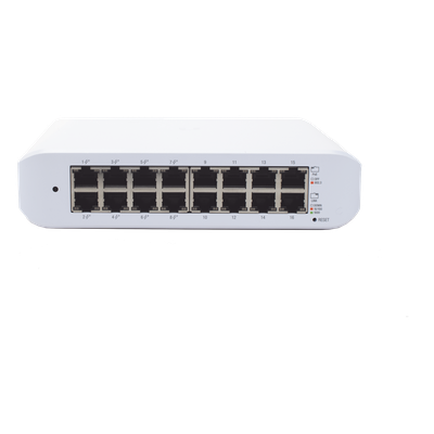 Switch UniFi Lite Administrable PoE de 16 Puertos 10/100/1000 Mbps (8 puertos 802.3af/at), 45 W - Imagen 4