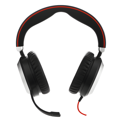 Jabra Evolve 80 con conexión USB / 3.5mm, cancelación activa/pasiva de ruido con indicador de ocupado (7899-823-109) - Imagen 4