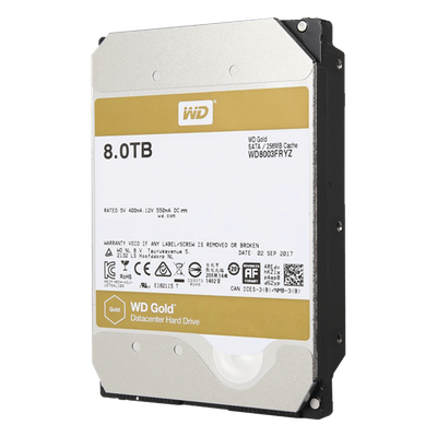 Disco Duro Gold de 8TB / Clase Enterprise / 5 AÑOS DE GARANTÍA