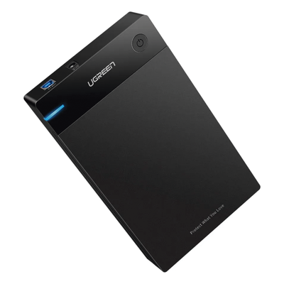 Carcasa de Disco Duro para 3.5" y 2.5" (Enclosure) | Con Cable USB 3.0 | Para HDD 3.5" / SSD 2.5" | SATA I/II/III | UASP | Hasta 16 TB | Compatible con Windows, Linux, Mac OS | No Requiere Controlador | Cable 1m | Incluye Adaptador d - Imagen 3