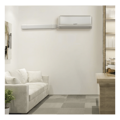 Kit de Canaletas Para la Organización de Tuberías y Cables Eléctricos en Instalaciones de Aire Acondicionado, Uso en Interiores y Exteriores, PVC Rígido, Ideal Para Minisplit, Contenido de Kit (11 Piezas), (3000-00000) - Imagen 5