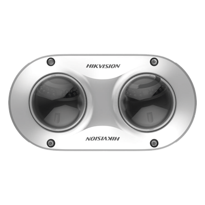 PanoVu Series / Lente Dual de 4 Megapixel / 2 Lentes Fijos de 2.8 mm / Recomendado para Pasillos o Esquinas / IP67 / IK10 / PoE / WDR 120 dB / 10 mts IR / Entrada y Salida de Audio y Alarma / MicroSD - Imagen 5