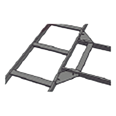 Kit Para Derivaciones y Cambios de Dirección Tipo "T" para Escalera Tubular de 1.5" de Peralte y 12" de Ancho, Acabado con Pintura Epóxica Color Negro, Incluye Tornillería - Imagen 3