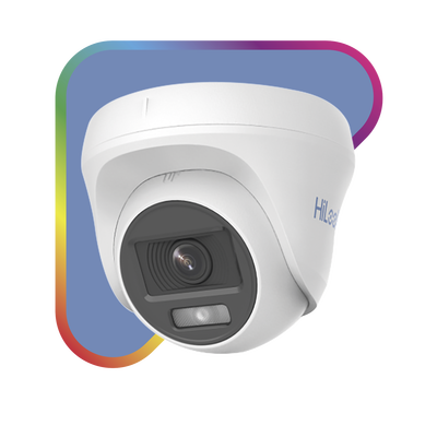 Turret TURBOHD 1080p / Imagen a Color 24/7 / Lente 2.8 mm / ColorVu Lite / Luz Blanca 20 mts / Uso en Interior / Policarbonato - Imagen 3