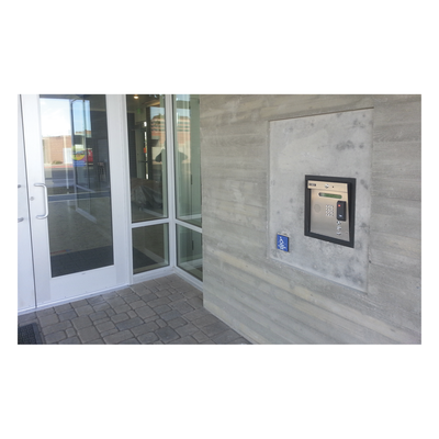 Control de acceso / Gabinete empotrable / 2 puertas / 3000 números telefónicos / 11 dígitos / Directorio en pantalla / Lineas A/D - Imagen 4