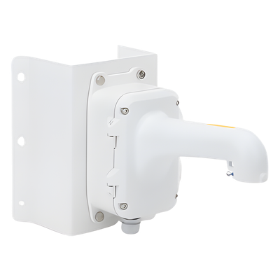Montaje de Esquina con Caja de Conexión para Domos PTZ epcom y HIKVISION / Fabricado con Aleación de Aluminio y Acero - Imagen 5