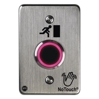 Interruptor IR NoTouch® de Acero Inoxidable, De un solo grupo, Símbolo de puerta - Imagen 4