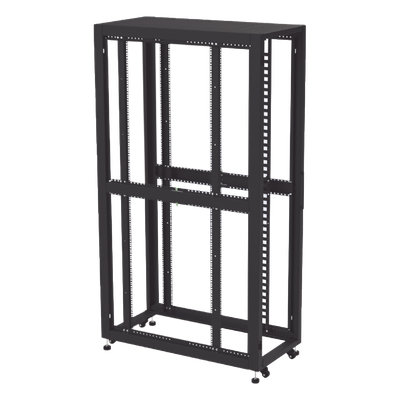 Gabinete Profesional para Telecomunicaciones de 45UR, 1200 mm Profundidad, Incluye 2 Organizadores Verticales de 45 Unidades de Rack, Se envía el Gabinete Armado. - Imagen 7