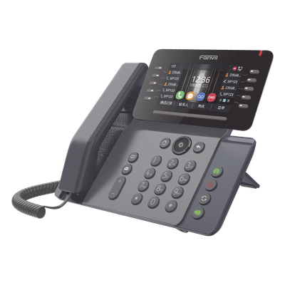 Teléfono IP Empresarial Esencial WiFi / Bluetooth, 20 líneas SIP, pantalla a color 4.3" ajustable, PoE, puertos Gigabit, conferencia local de 6 vías. - Imagen 3