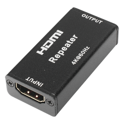 Adaptador HDMI para Amplificar o Repetir la señal de los cables HDMI (Booster) a una distancia de 40 metros / Soporta resoluciones  4K x 2K.