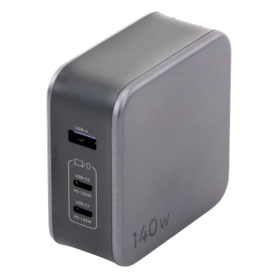 Cargador de 140W serie Nexode | 3 Puertos de Carga Rápida | 2 USB-C | 1 USB-A | Tecnología GaN II +SIC | PD3.1 / QC4.0 | Tecnología de Protección Térmica | Optimiza la Experiencia de Carga | Incluye cable USB-C - Imagen 4