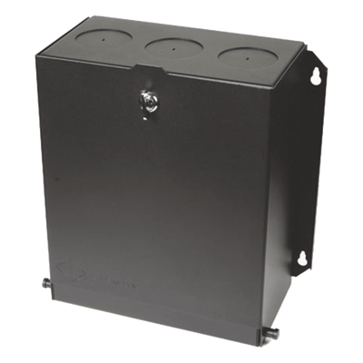Caja de Zona (Punto de Consolidación), de 24 Puertos, Ideal para Soportar Cableado en una Gran Variedad de Áreas de Trabajo, Compatible con Conectores MAX, Z-MAX, o TERA, Color Negro