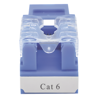 Módulo Jack 110 Cat6, Keystone para Faceplate - Color Azul - Imagen 5