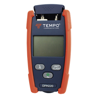 Medidor de Alta Potencia (Micro OPM) para Fibra Óptica con Localizador Visual de Fallos (VFL), Entrada Universal de 2.5 mm (para Conectores SC, ST y FC), Rango de Medición: -50 a +26 dBm
