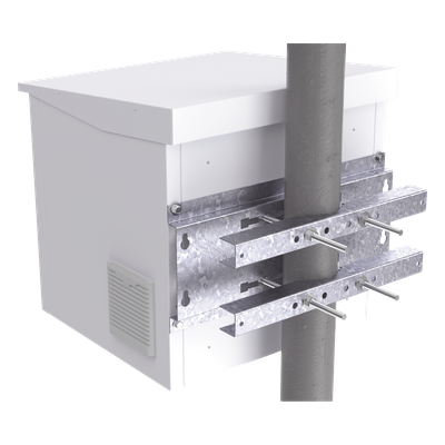 Herraje para Fijación a Pared, Torre o Poste compatible con LP-FORTE-09U-R3. - Imagen 6
