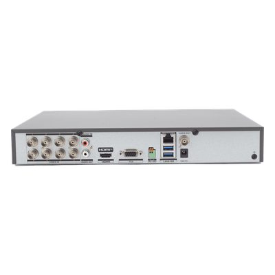 DVR 8 Canales TURBOHD + 8 Canales IP / 8 Megapixel (4K) / Audio de dos vías por Coaxitron / ACUSENSE / Reconocimiento Facial / 1 Bahía de Disco Duro / Salida de Video en 4K / H.265+ - Imagen 6