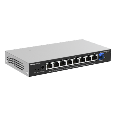 e-Lighten ONU / Switch PoE+ Hibrido, Capa 2 con un Puerto PON 1G SC/UPC y 8 Puertos Ethernet PoE+ 1G hasta 120 Watts y 100 Clientes - Imagen 3