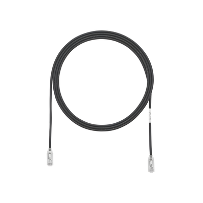 Cable de Parcheo TX6, UTP Cat6, Diámetro Reducido (28AWG), Color Negro, 13.72 Metros (45 Pies) - Imagen 3