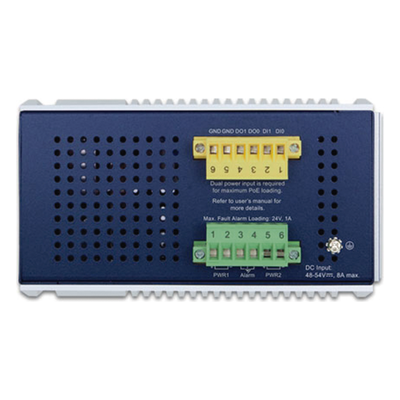 Switch Industrial Capa 3 de 8 Puertos 10/100/1000T PoE 802.3bt, 2 Puertos SFP 1 G/2.5 G, 4 Puertos SFP 10G, Instalación en Pared o Puerto DIN. - Imagen 4