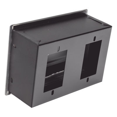 Caja Universal Vacía de 2 Módulos para Instalación en Escritorio (Voz, Datos, Video, Contactos Eléctricos), (No Incluye Accesorios) - Imagen 11