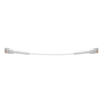 UniFi Ethernet Patch Cable Cat6 de 22 cm (8.66 pulgadas), Color Blanco
