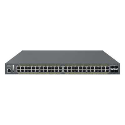 Switch Poe de 48 Puertos Gigabit y 4 Puertos SFP, Administrable en la Nube, Hasta 740 W, Capa 2, Soporta PoE+ 802.3 at/af - Imagen 3