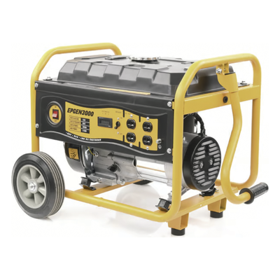 Generador a Gasolina / Planta de Emergencia 3kW (7HP), 110Vca, Encendido de Jalón, Jaula con Ruedas para Fácil Traslado - Imagen 4