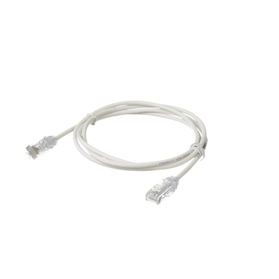 Cable de Parcheo TX6, UTP Cat6, Diámetro Reducido (28AWG), Color Blanco Mate, 4.57 Metros (15 Pies) - Imagen 5