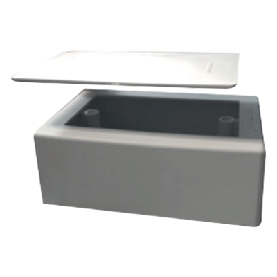 Kit de Caja TMKS1 con THAPA Ciega Incluida Color Blanco (7902-02002) - Imagen 3