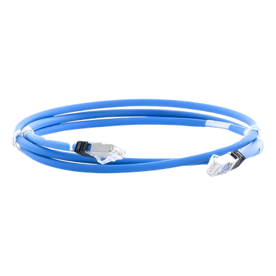 Patch Cord Cat6A, Blindado S/FTP, CM/LS0H, 1.52 Metros (5 Pies), Color Azul - Imagen 3