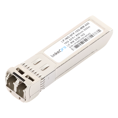Transceptor Óptico Industrial SFP+ (Mini-Gbic) / Multimodo 850 nm / 10 Gbps / 10GBASE-SR / Conectores LC/UPC Dúplex / DDM / Hasta 550 m - Imagen 3