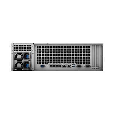 Servidor de Almacenamiento Synology RackStation RS4021xs+ | 16 Bahías | Procesador Intel Xeon D-1541 de 8 Núcleos | Memoria 16 GB Ampliable a 64 GB | RAID F1, 0, 1, 5, 6, 10 | 403,000 IOPS | 6,200 MB/s Lectura Secuencial | Energía Red - Imagen 8