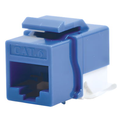 Módulo Jack Cat6 sin herramienta (toolless) keystone - Color Azul