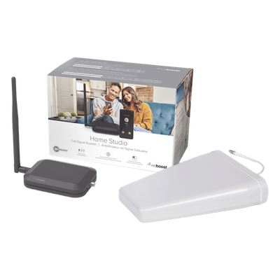 KIT de Amplificador de Señal Celular Home Studio/ Datos 2G, 3G, 4G / Llamadas / Mejora la señal para cubrir hasta 60 m² como una habitación, casa pequeña o departamento.