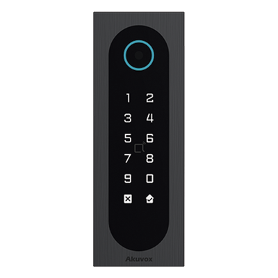 Control de Acceso Slim Akuvox A08S / Aluminio y Vidrio Templado / IP65 & IK09 / Capacidad para 20,000 Tarjetas / Métodos de Acceso Multi (QR, Bluetooth, PIN, RFID) / Soporta Wiegand / 1 Salida de Relay - Imagen 4
