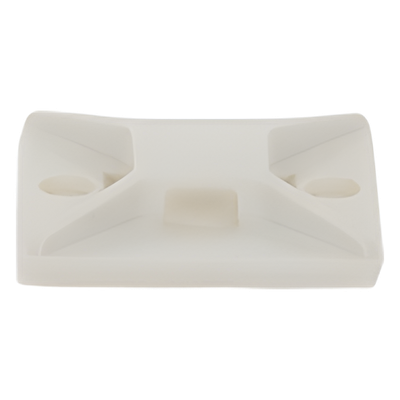 Montaje-Sujetador Para Cable de 4 Vías, con Adhesivo, 25.4 x 25.4mm (1in x 1in), Color Blanco, Uso en Interior, 1 pieza - Imagen 7