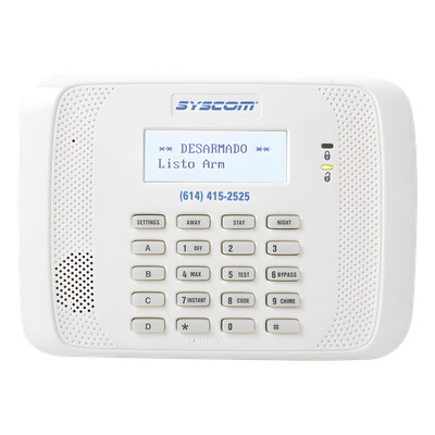 Teclado alfanumérico direccionable con receptor inalámbrico integrado, compatible con transmisores de la serie 5800 - Imagen 5