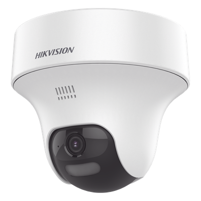 [Audio Bidireccional + Dual Light + ColorVu] PT TURBOHD 2 Megapixel (1080p) / Lente 3.6 mm / 25 mts IR EXIR + 20 mts Luz Blanca / Micrófono y Bocina Integrado / Interior / Plastico / dWDR