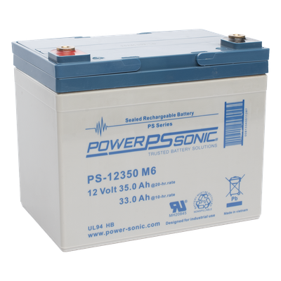 Batería 12V, 35AH, Para Respaldo, Tecnologías AGM/VRLA, 5 Años Vida Útil, Terminales M6, Reconocida UL - Imagen 4