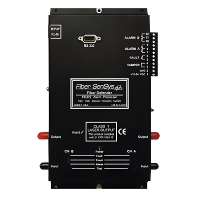 Sensor de Seguridad Perimetral de 2 Zonas/ Detección por Fibra Óptica Sensitiva/ Rango de 0 a 500 metros de protección