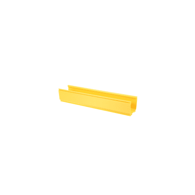 Canaleta FiberRunner™ 4X4, de PVC Rígido, Color Amarillo, 3 m de Largo - Imagen 4