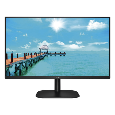 Monitor LED de 27" VESA, Resolución 1920 x 1080 Pixeles,  Entradas de Video VGA / HDMI. Panel IPS LCD  Backlight LED. Ultra Delgado